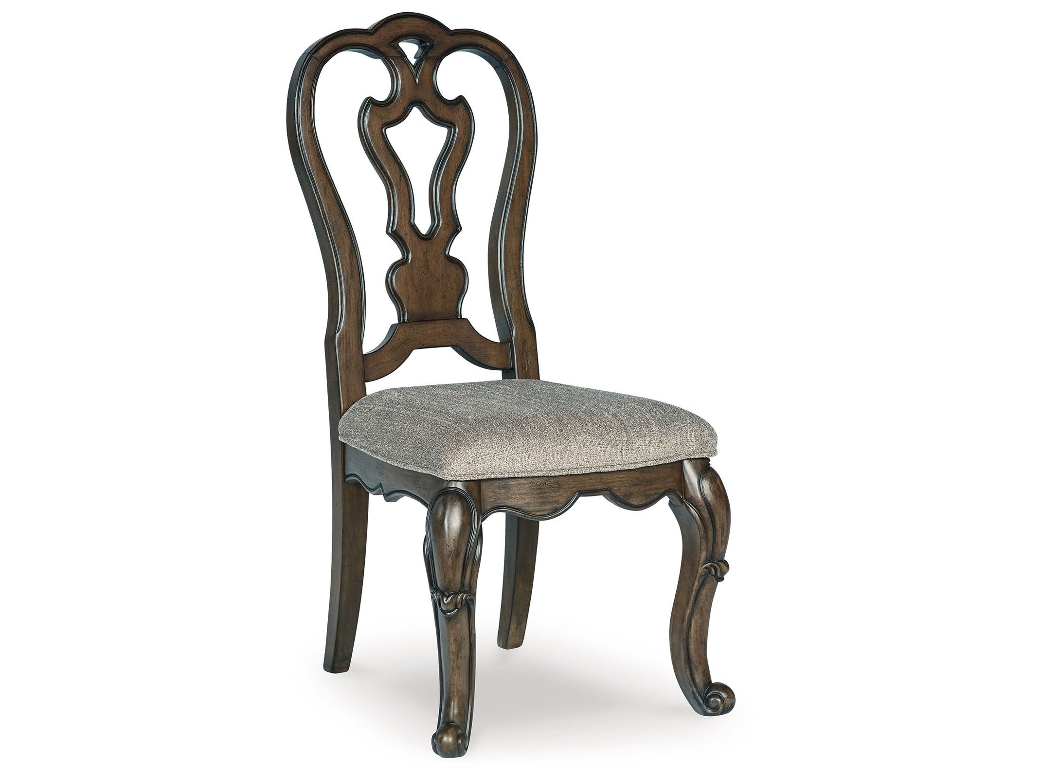 Maylee - Dining Upholstered Side Chair (Set of 2) - Dark Brown