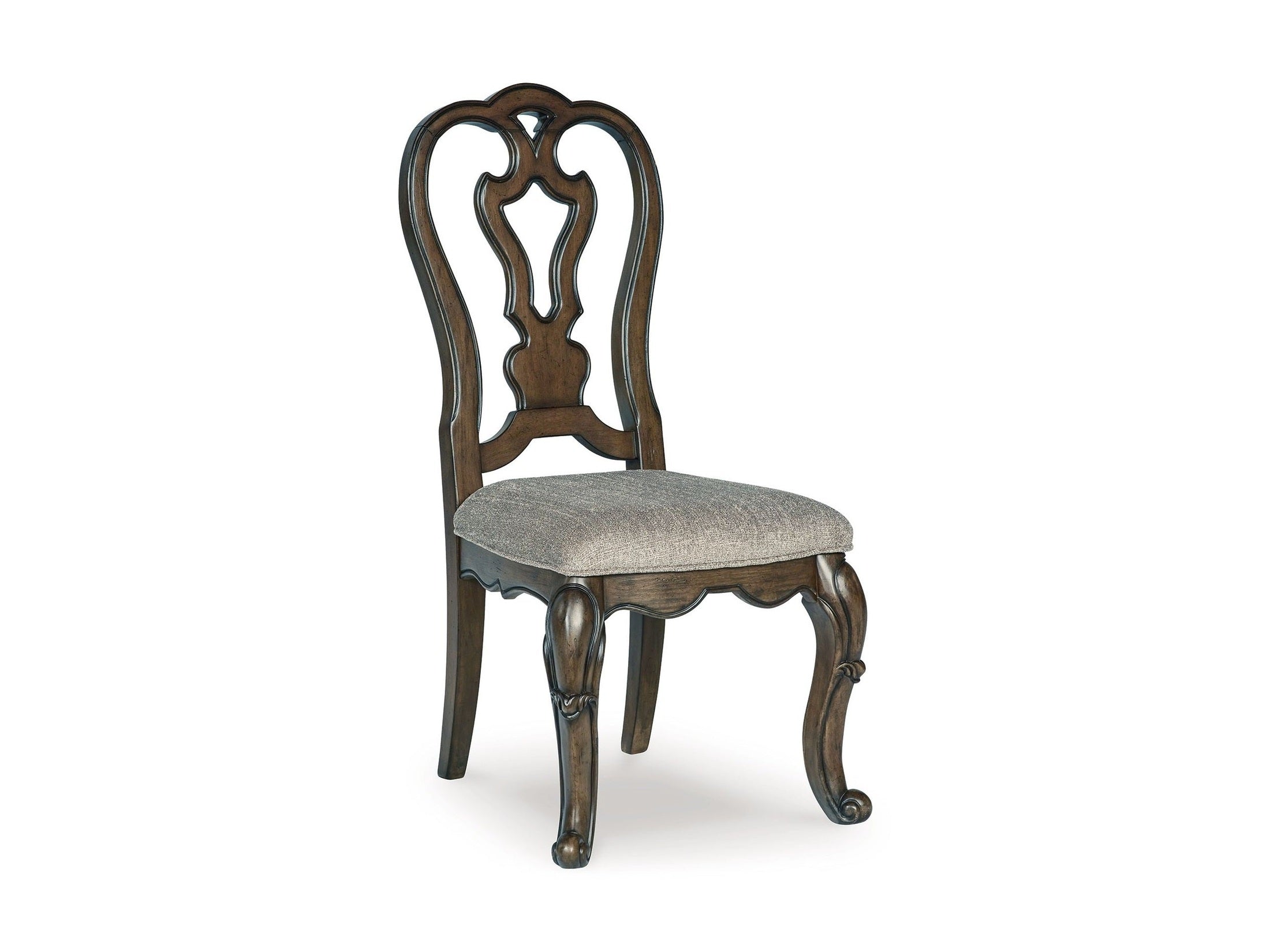 Maylee - Dining Upholstered Side Chair (Set of 2) - Dark Brown