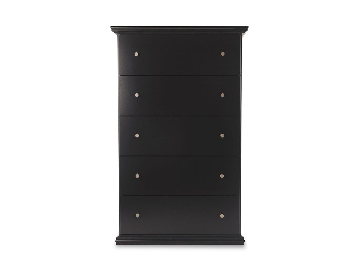 Maribel - Five Drawer Chest - Black