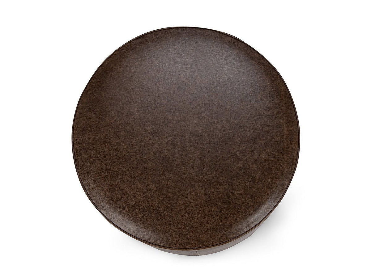 Clair - Leather Round Table