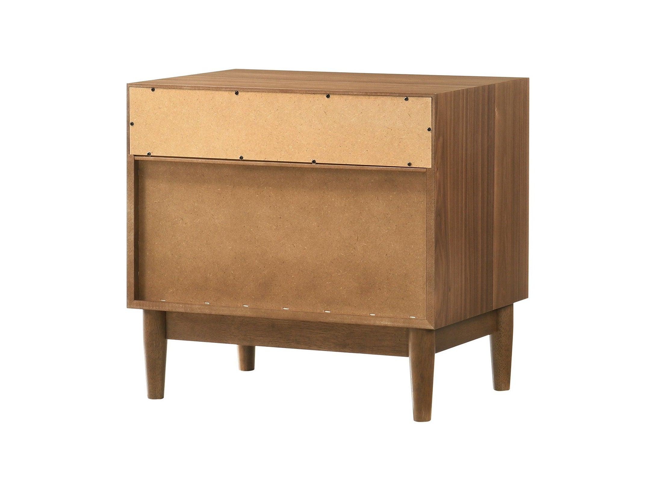 Artemio - 2 Drawer Wooden Nightstand With Shelf