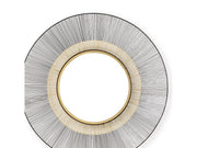 Dallmen - Accent Mirror - Black / Gold Finish