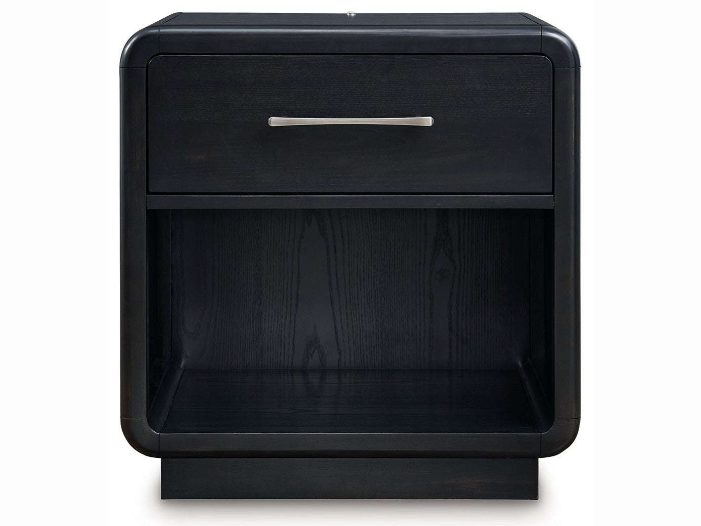 Rowanbeck - One Drawer Night Stand - Black