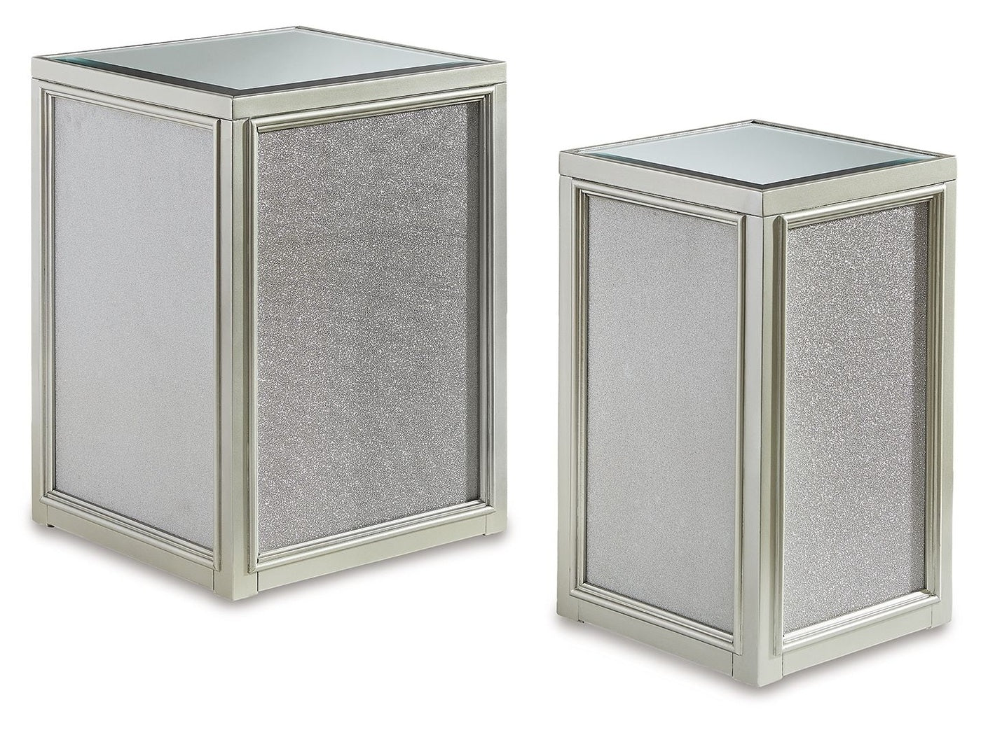 Traleena - Nesting End Tables (Set of 2) - Silver Finish