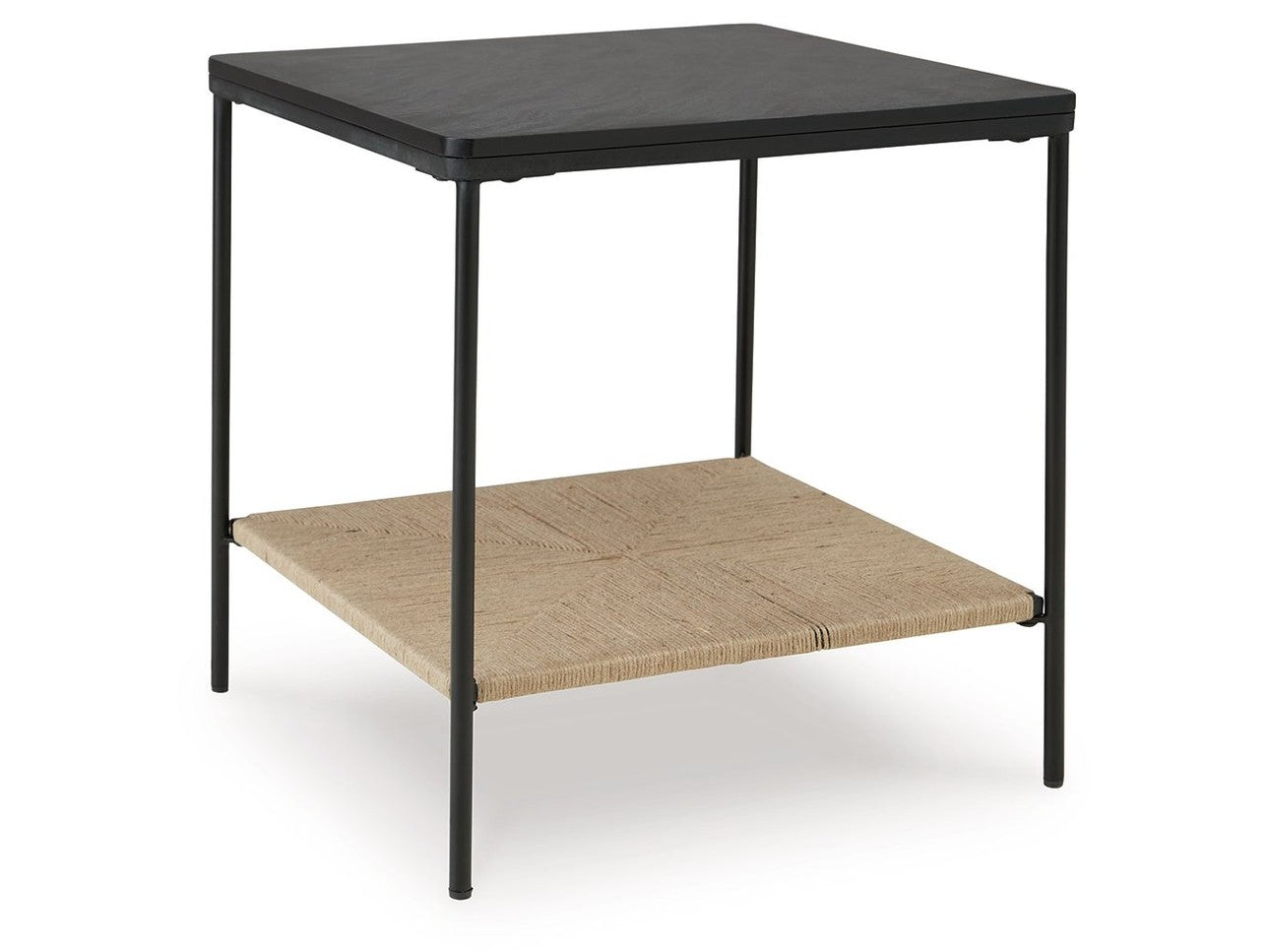 Minrich - Accent Table - Black / Natural