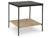 Minrich - Accent Table - Black / Natural