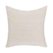 York - 26" x 26" Pillow - Natural / Ivory