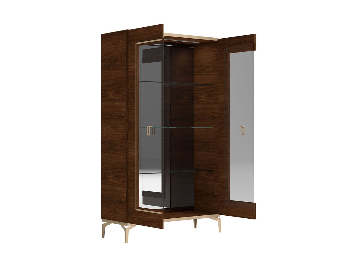 Eva - 2 Door China - Dark Brown