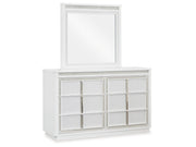 Chalanna - Dresser And Mirror - White