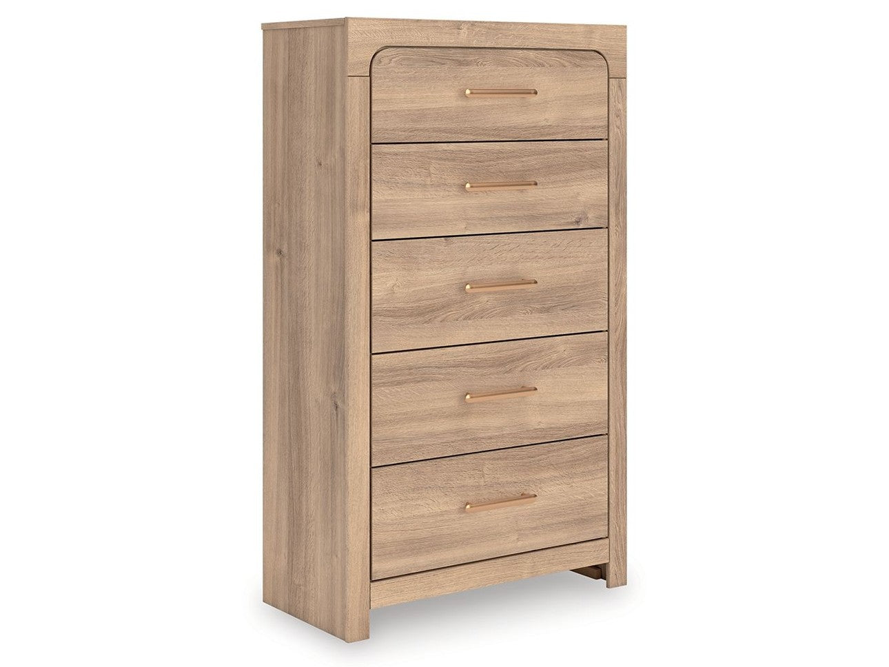 Hollymount - Five Drawer Chest - Tan