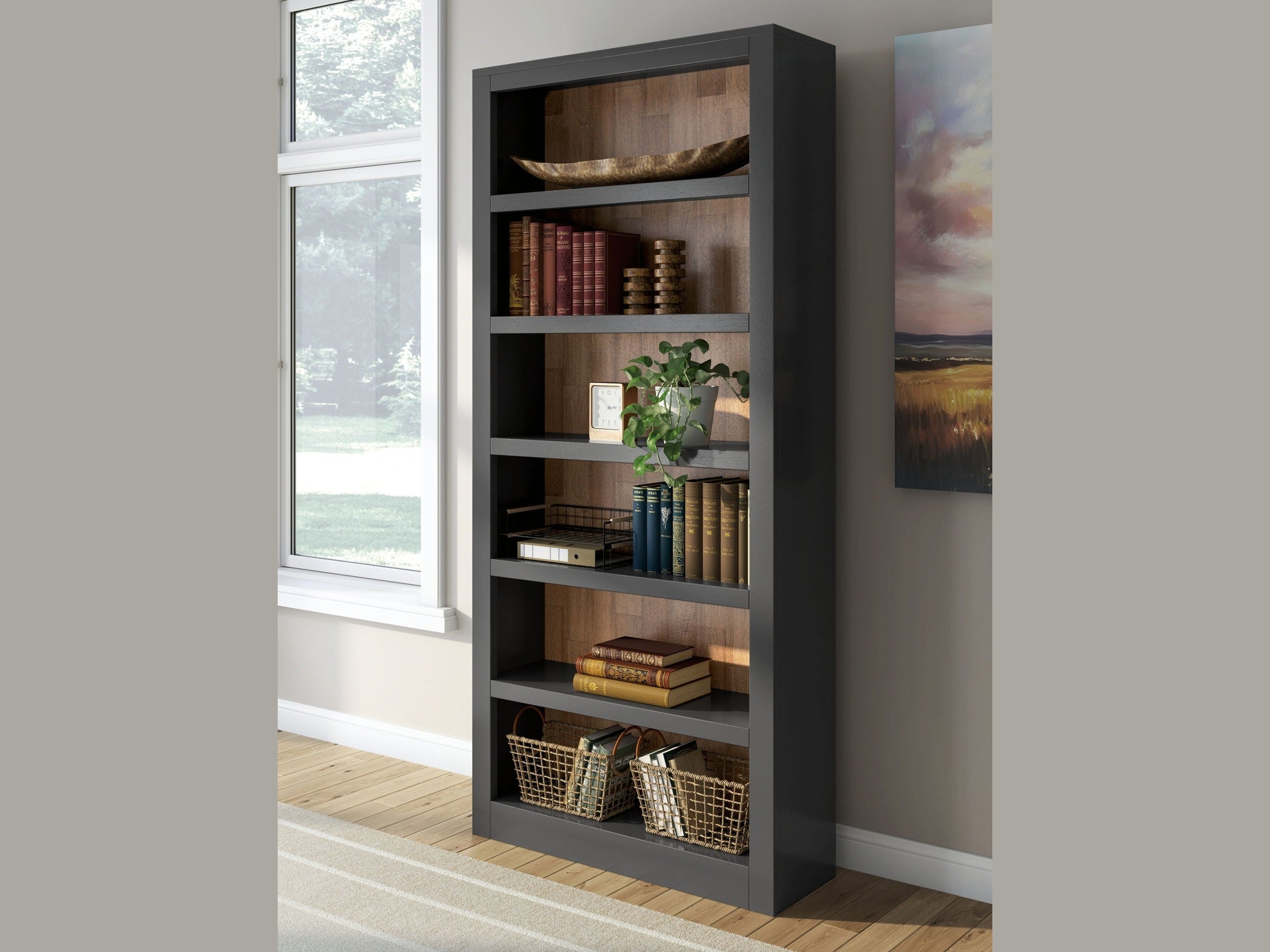 Wildenauer - Bookcase - Brown / Black