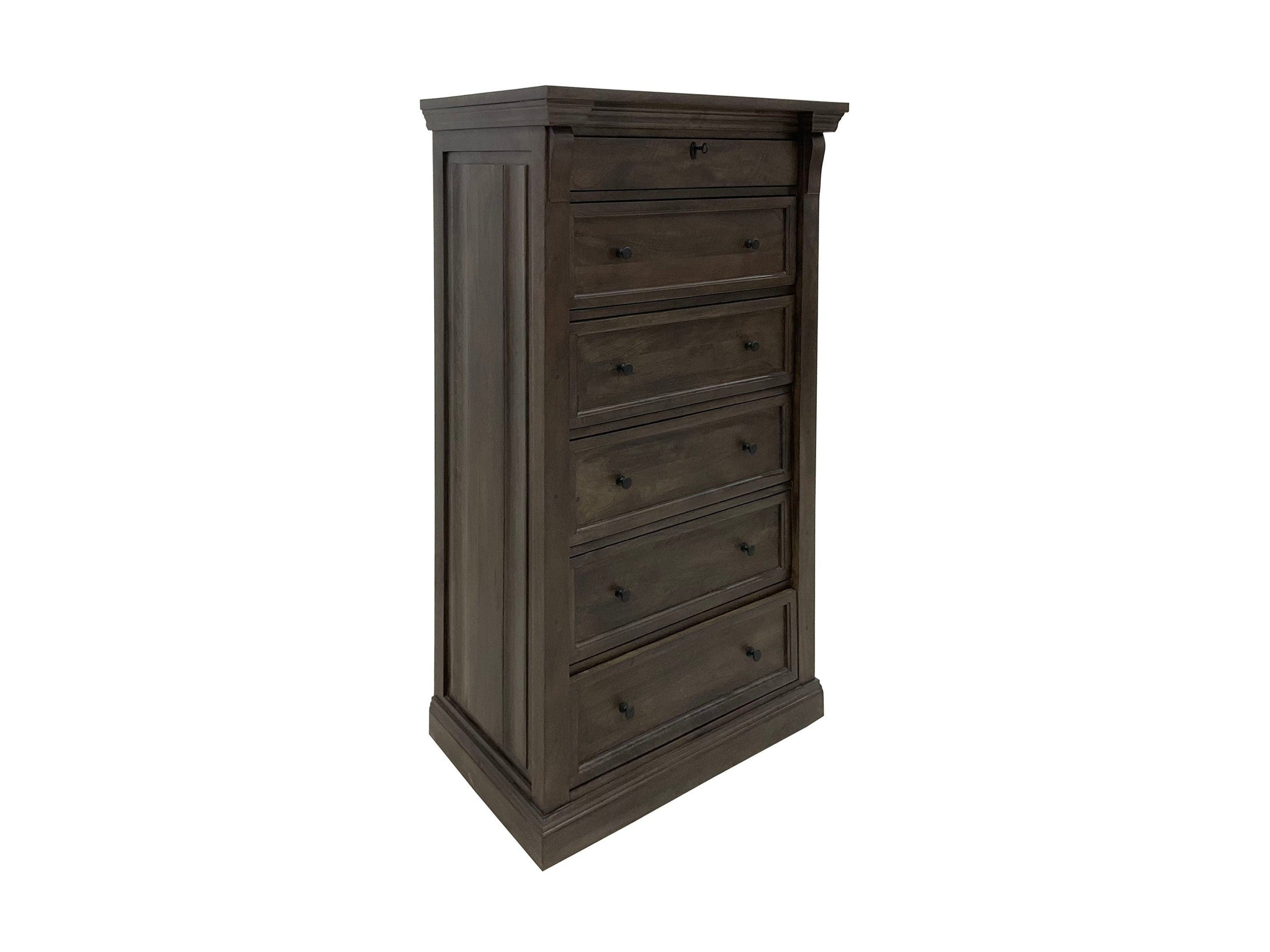 Adelaide - Wood 6 Drawer Chest - Cocoa Brown