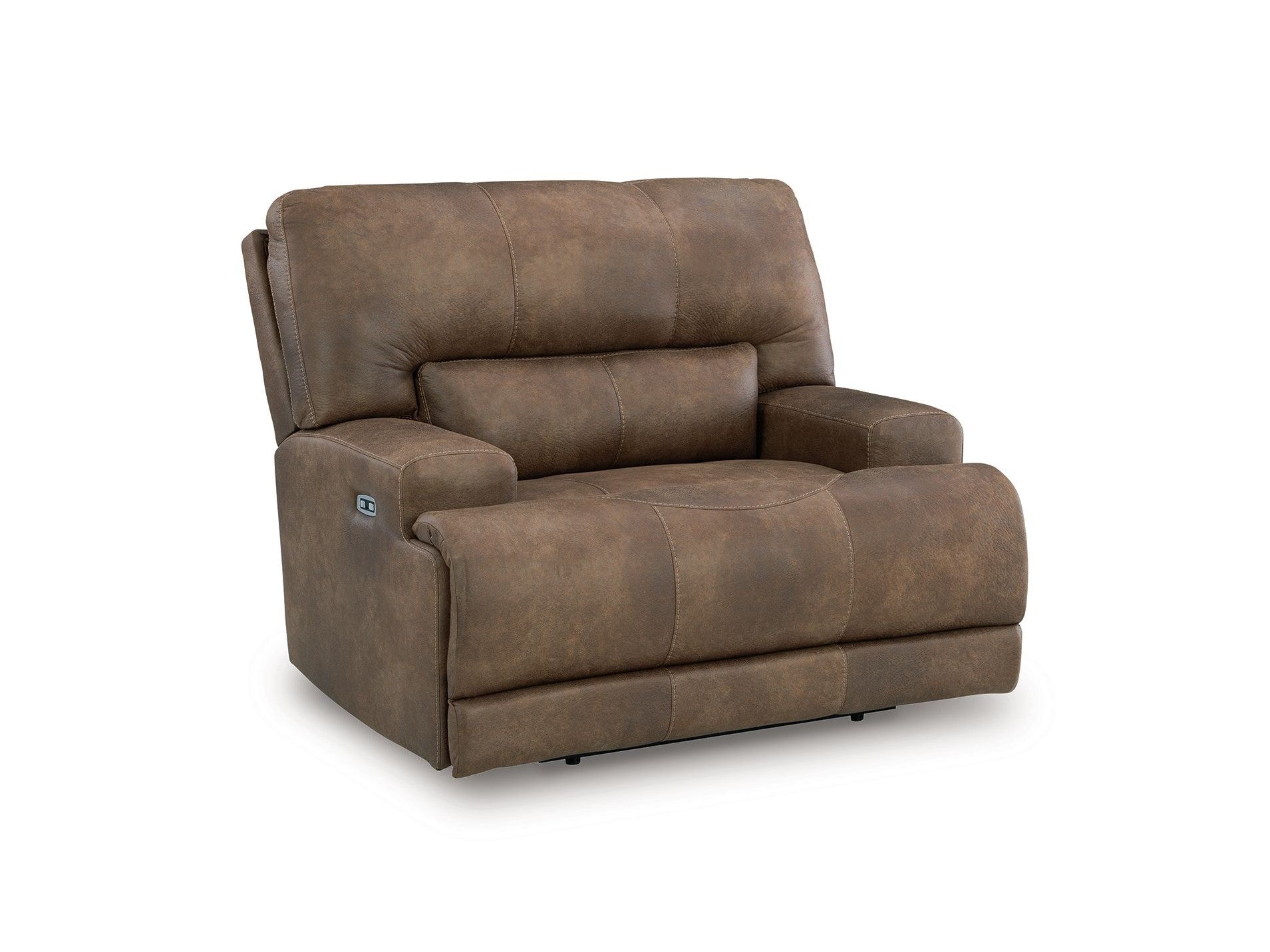 Beckley Place - Power Recliner With Adjustable Headrest - Earth