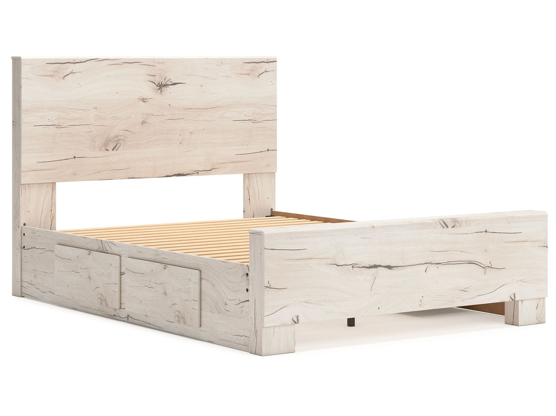 Lawroy - Panel Bed With Storage