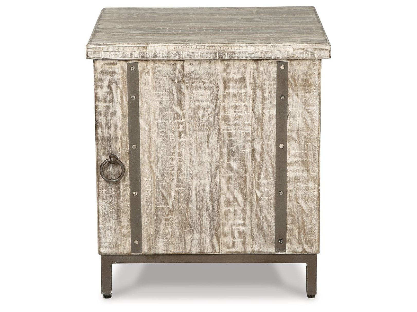 Laddford - Accent Cabinet - Shelf - Whitewash