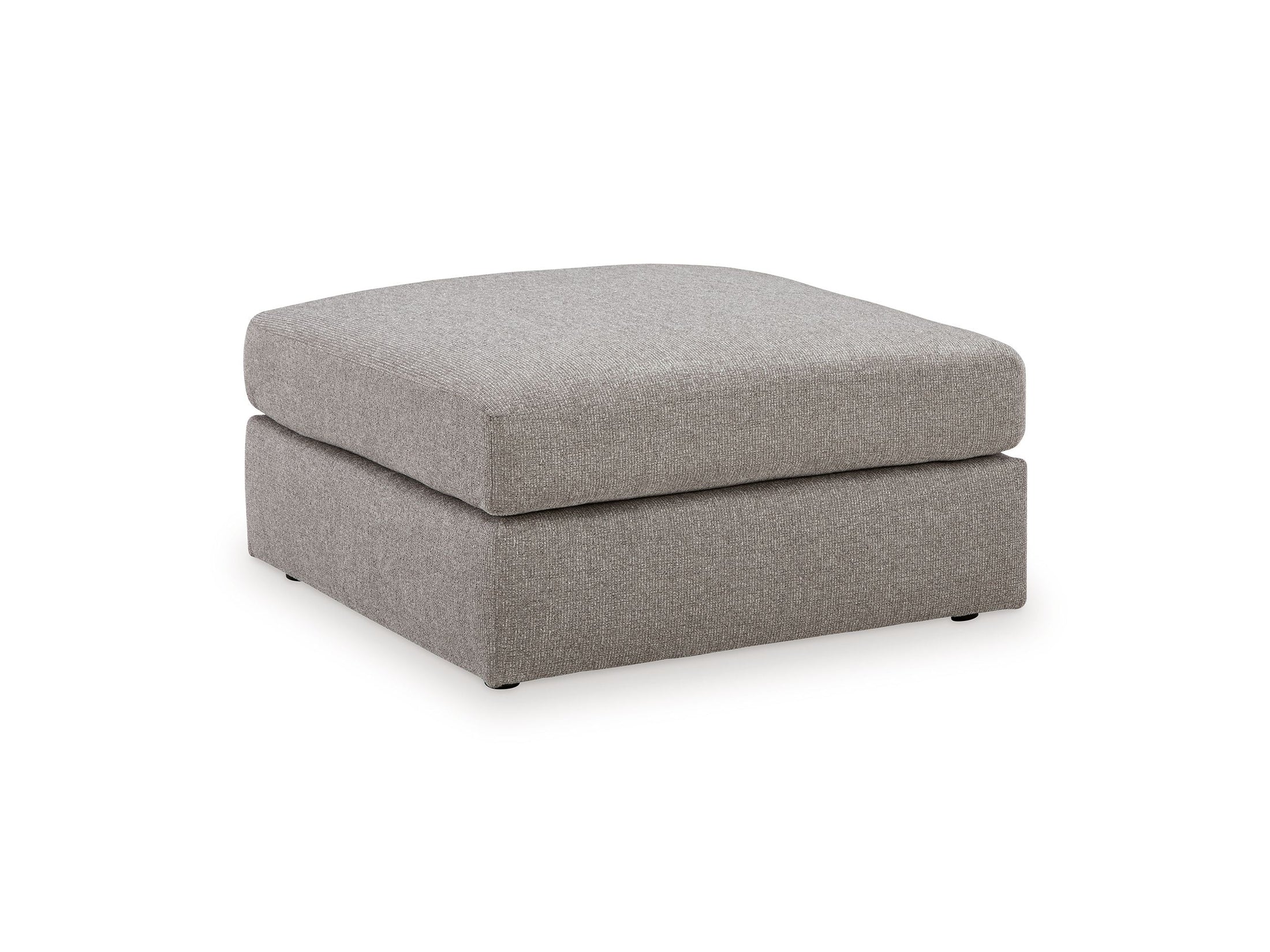 Lindon - Oversized Accent Ottoman - Smoke