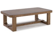 Cabalynn - Rectangular Cocktail Table - Light Brown
