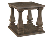 Johnelle - Rectangular End Table - Gray