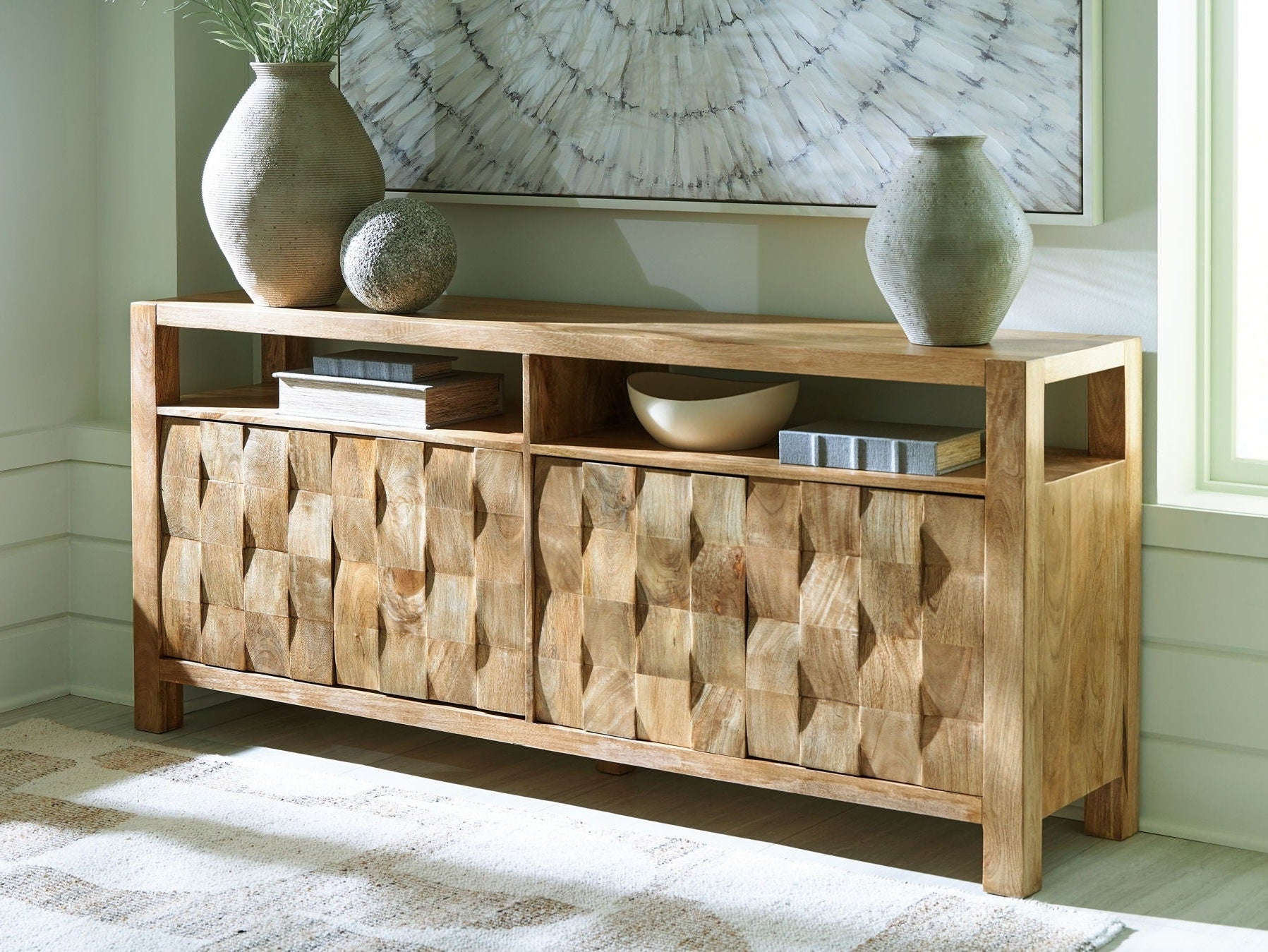 Hudwick - Accent Cabinet - Natural Brown