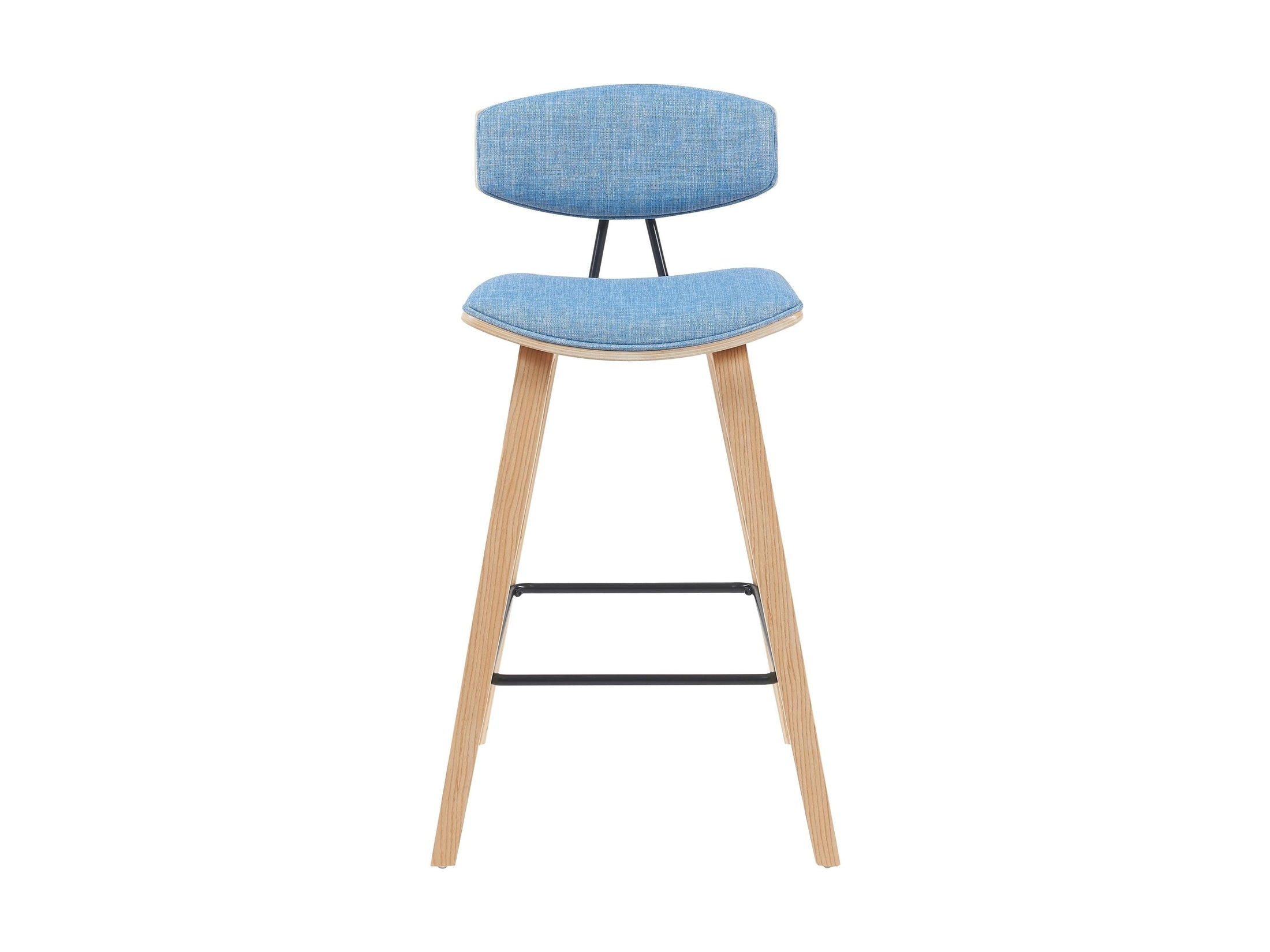 Fox - Swivel Counter Height Stool - Light Brown