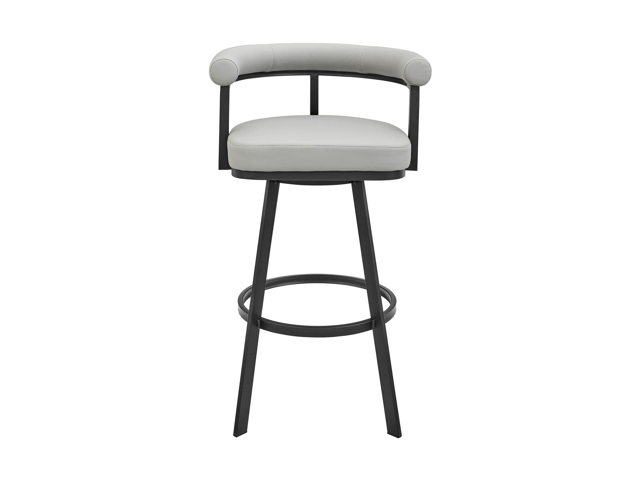 Nolagam - Swivel Bar Stool - Black Metal