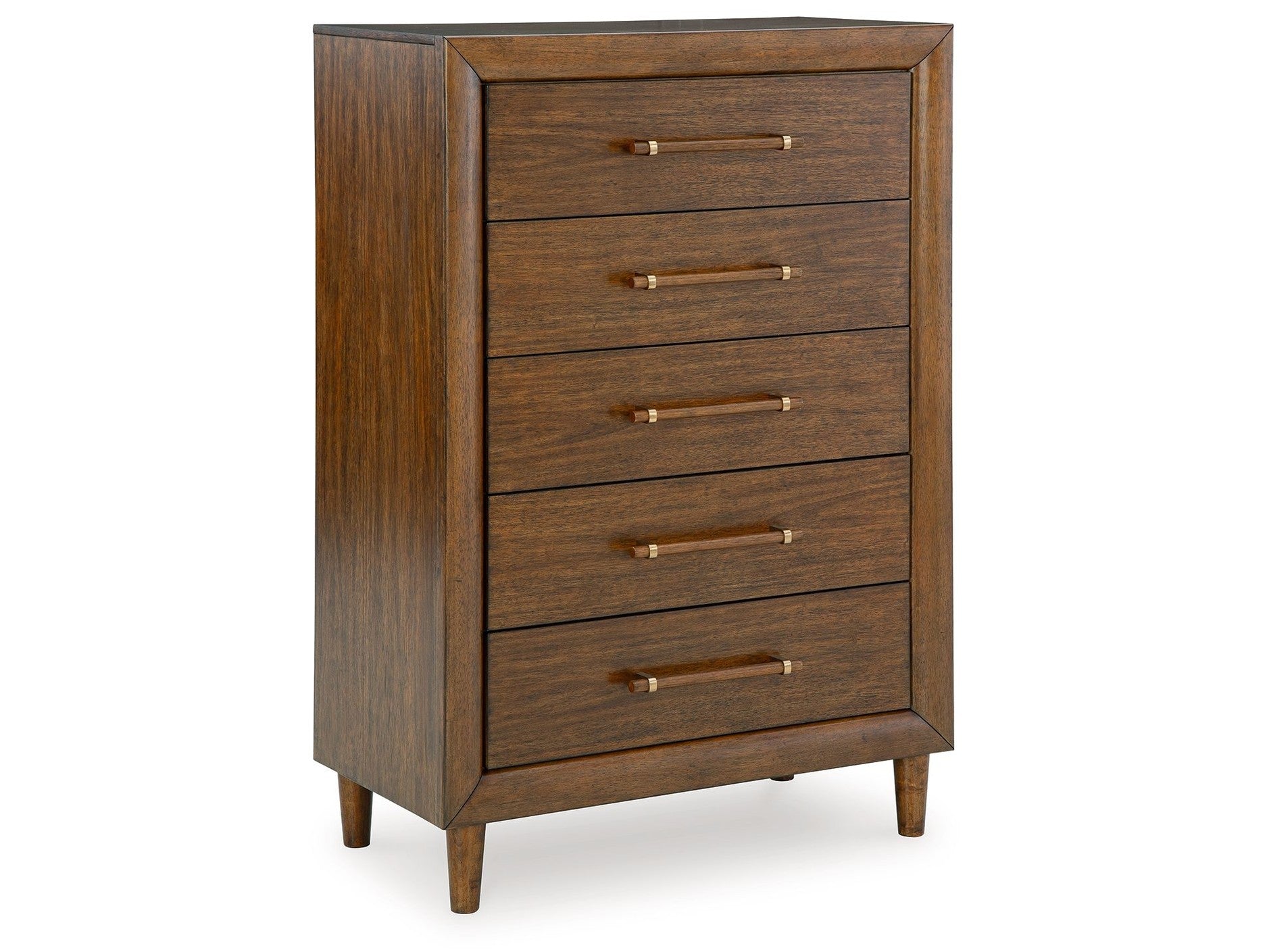Lyncott - Five Drawer Chest - Brown