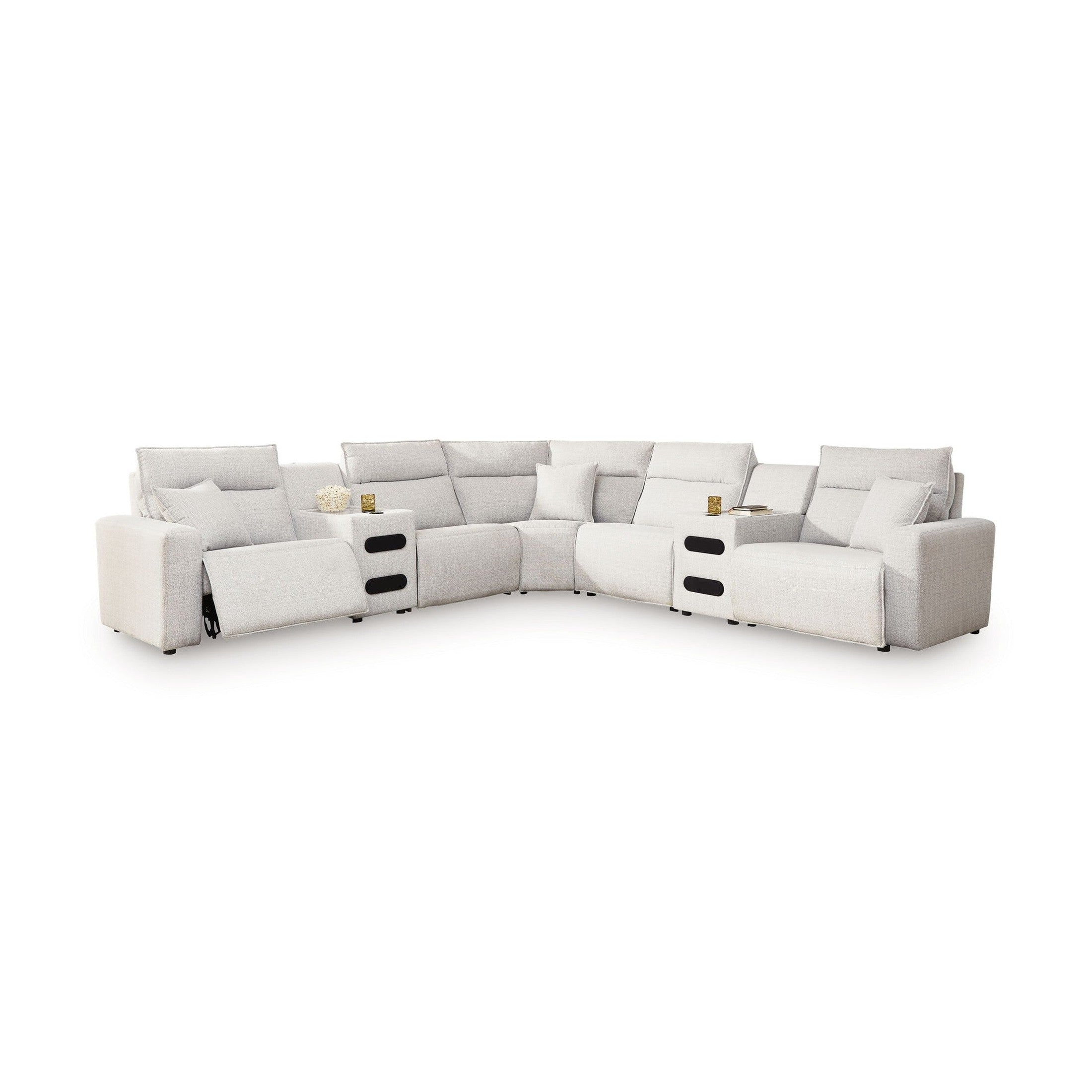 Modmax II - Reclining Sectional - Stone