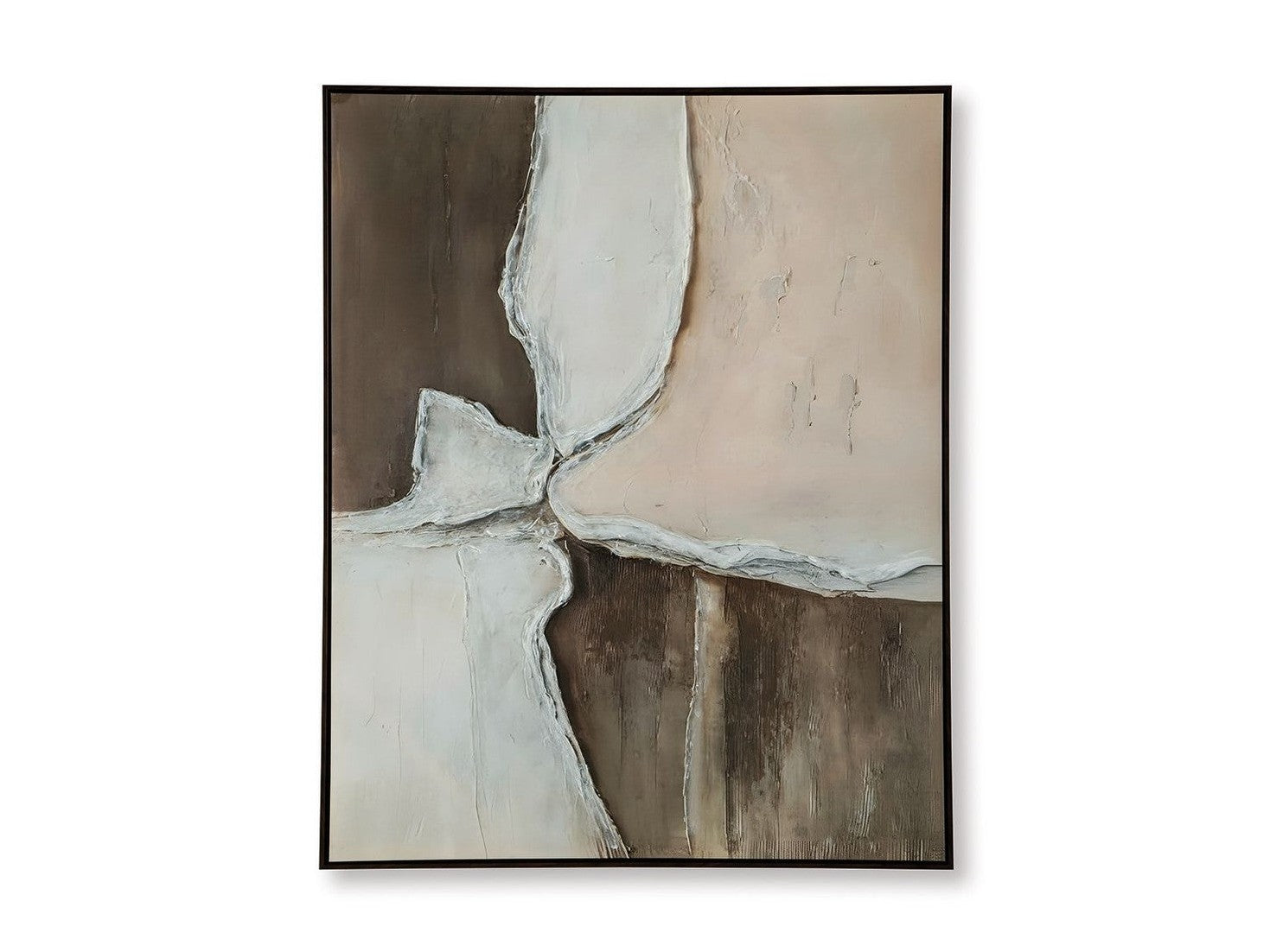 Junward - Wall Art - Brown / Tan / White