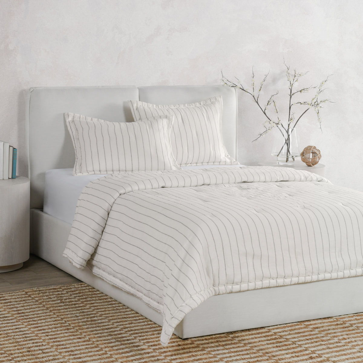 Monaco - Comforter Euro Sham - Ivory