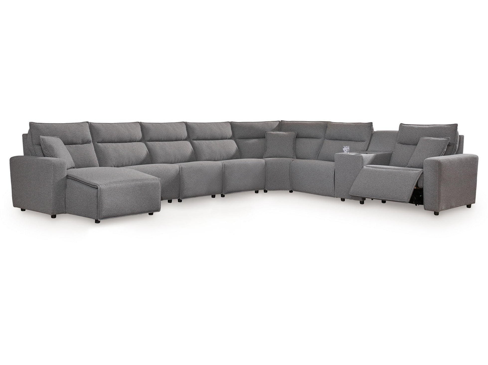 Modmax II - Reclining Sectional - Salt And Pepper