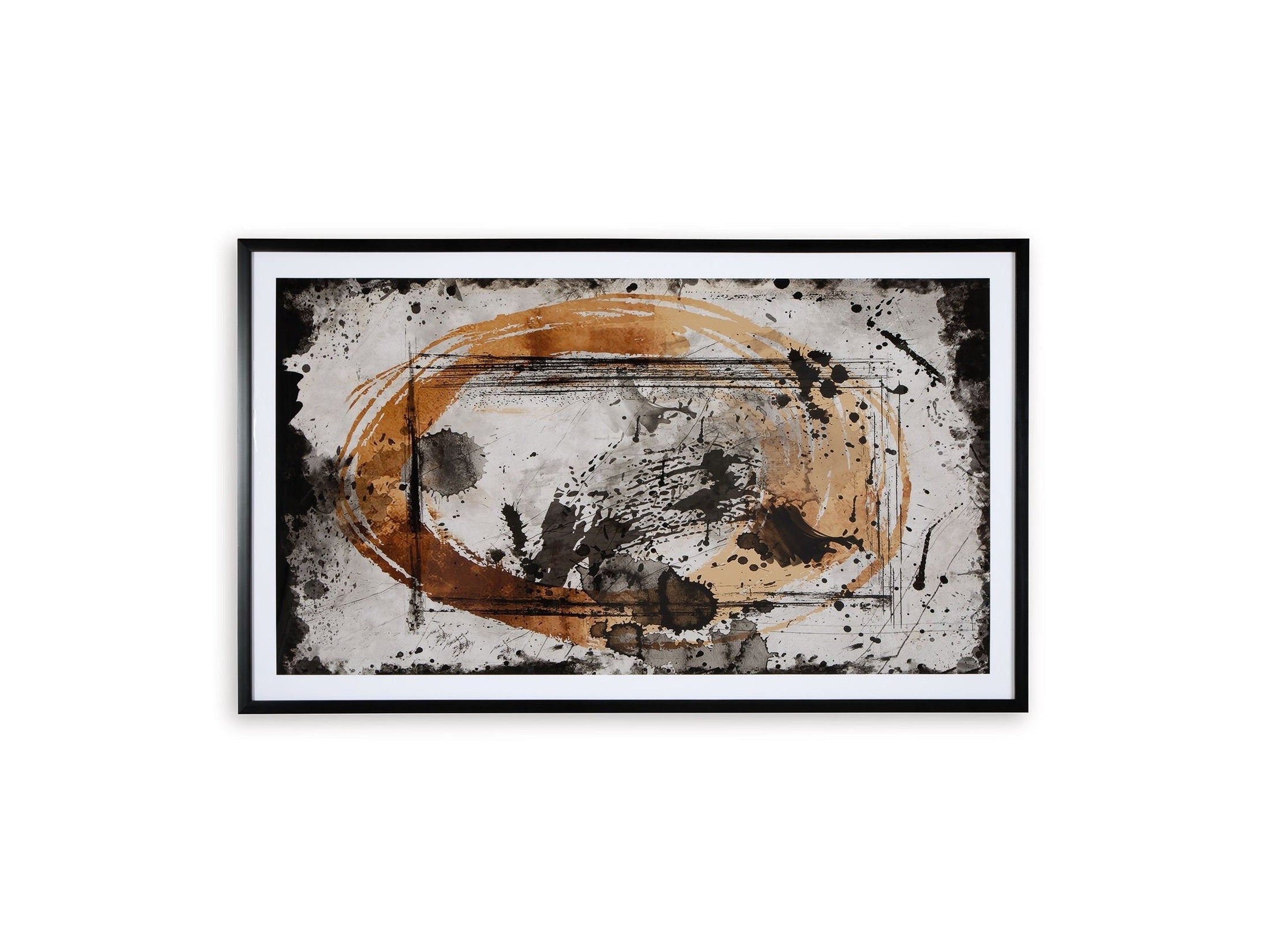 Clefting - Wall Art - Black / Caramel / Tan