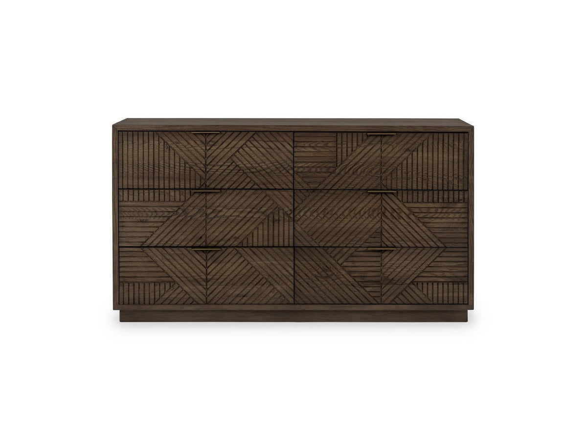 Santa - 6-Drawer Dresser - Toasted Brown
