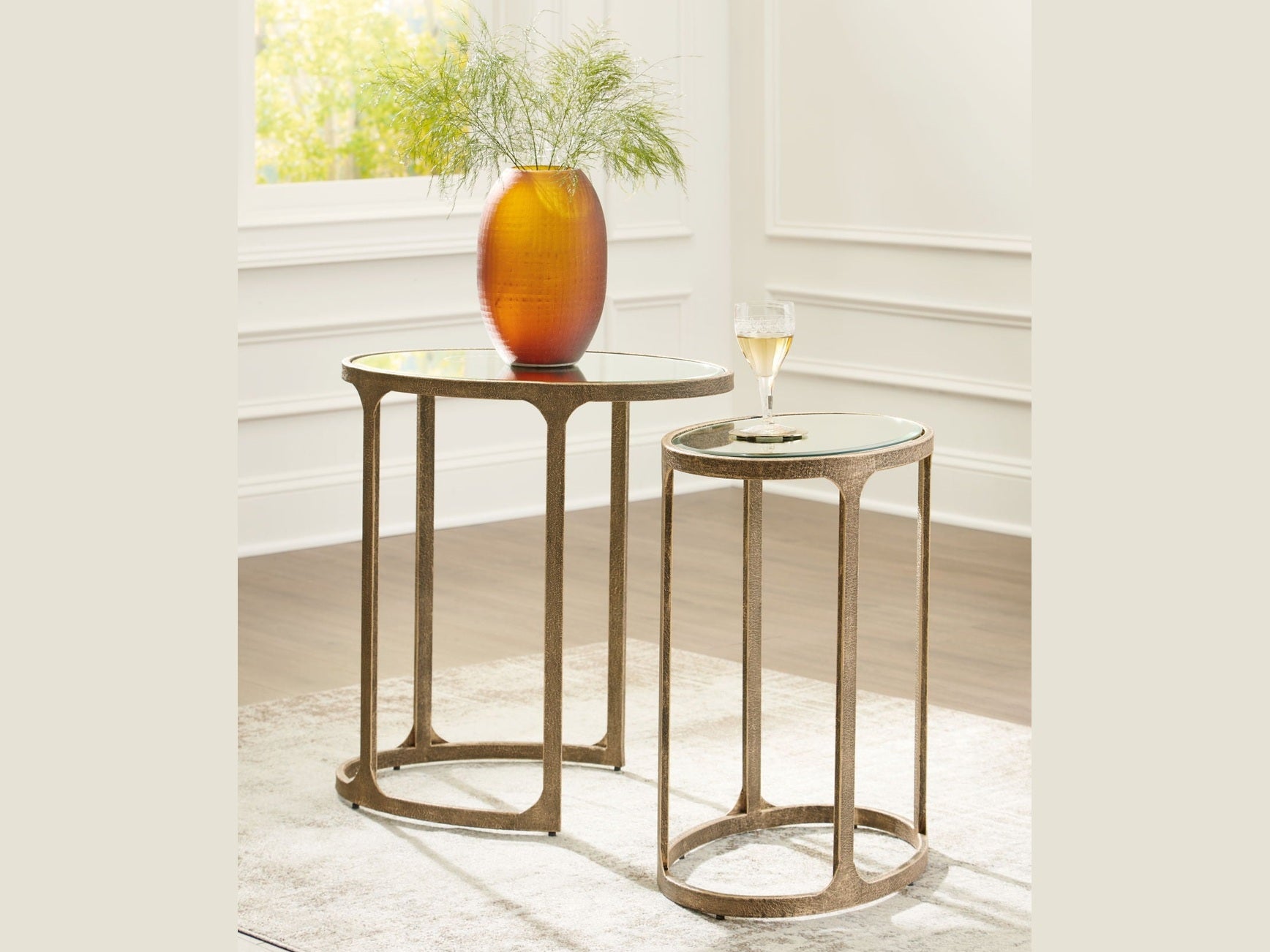 Irmaleigh - Accent Table Set (Set of 2) - Antique Black