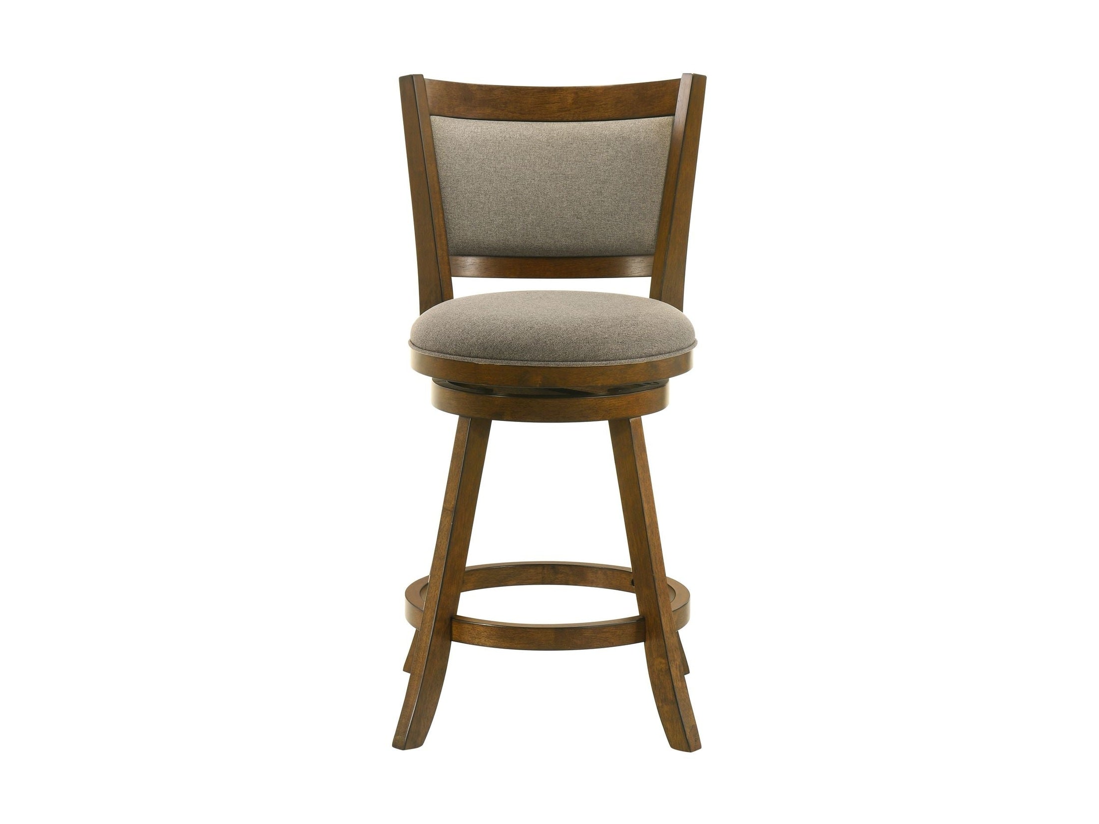 Aiden - Modern Farmhouse Swivel Wood Counter Height Kitchen Bar Stool