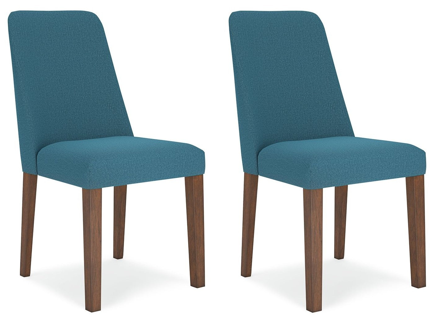 Lyncott - Dining Uph Side Chair (Set of 2) - Blue / Brown