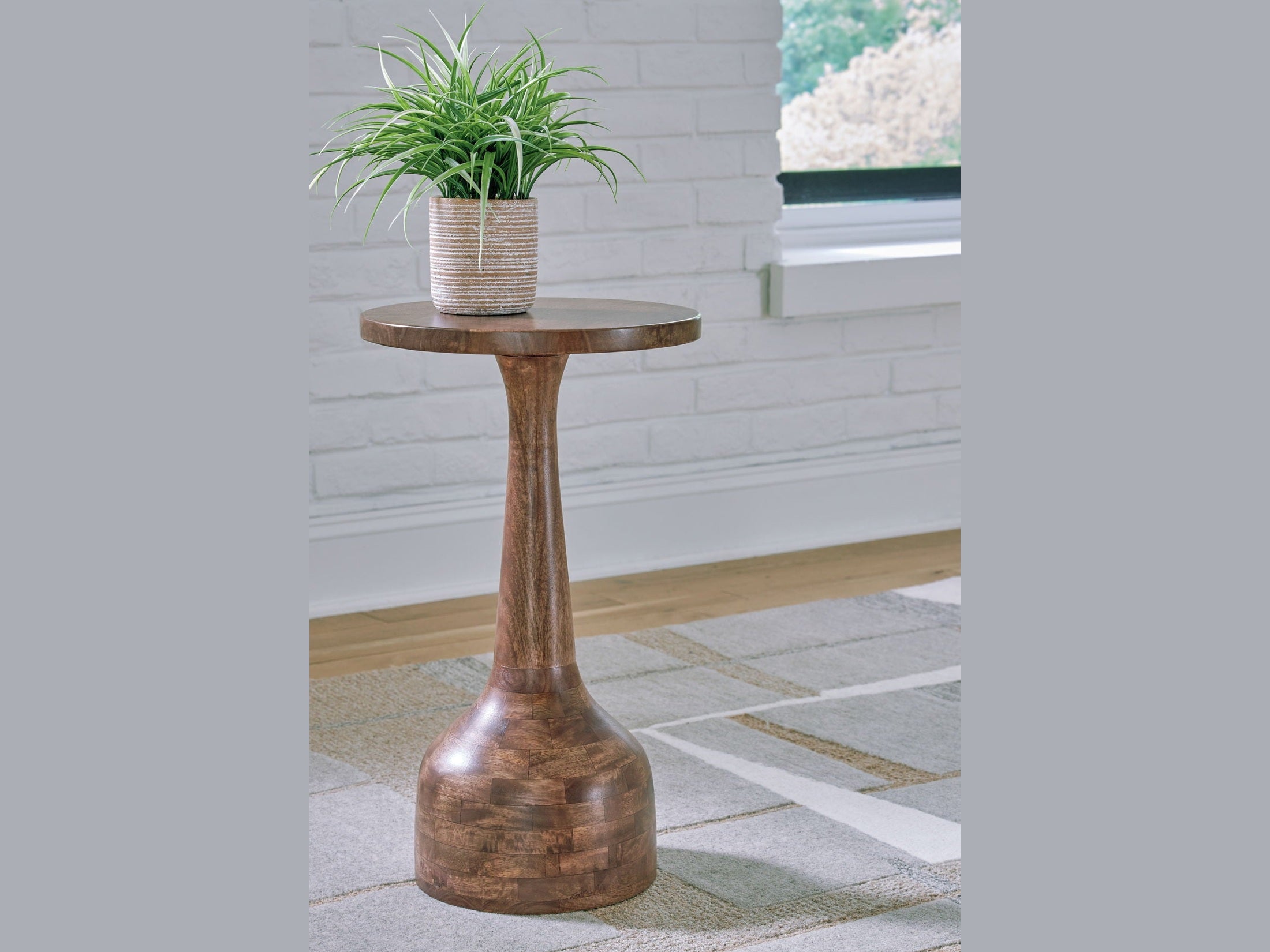 Joville - Accent Table - Medium Brown