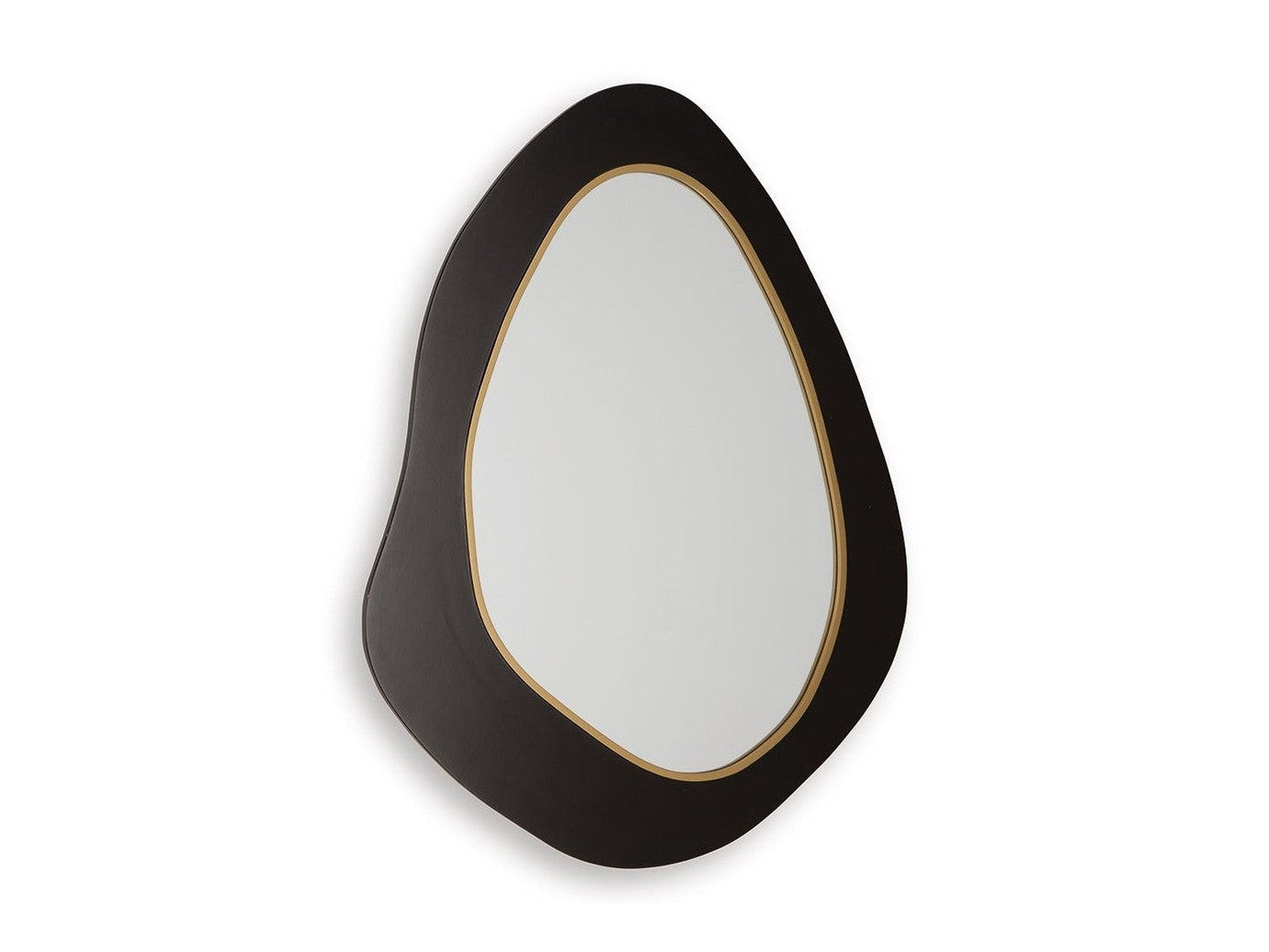 Kierlock - Accent Mirror - Black / Gold Finish