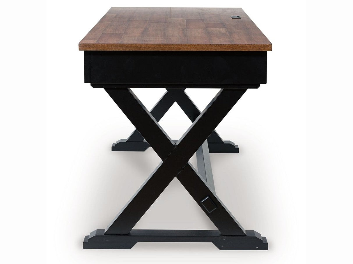 Wildenauer - Home Office Desk - Brown / Black