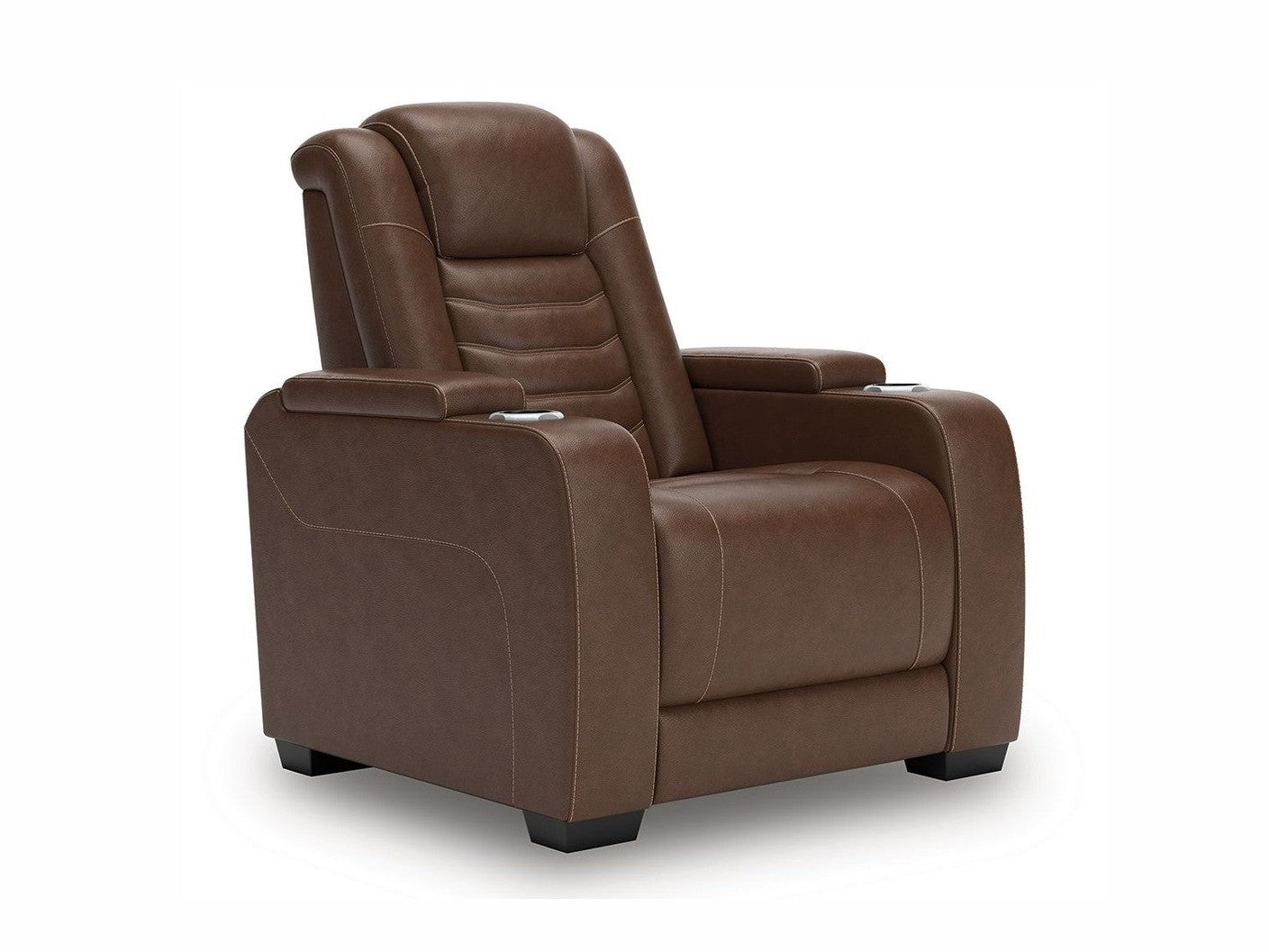 High Impact - Power Recliner / Adj Headrest - Tobacco