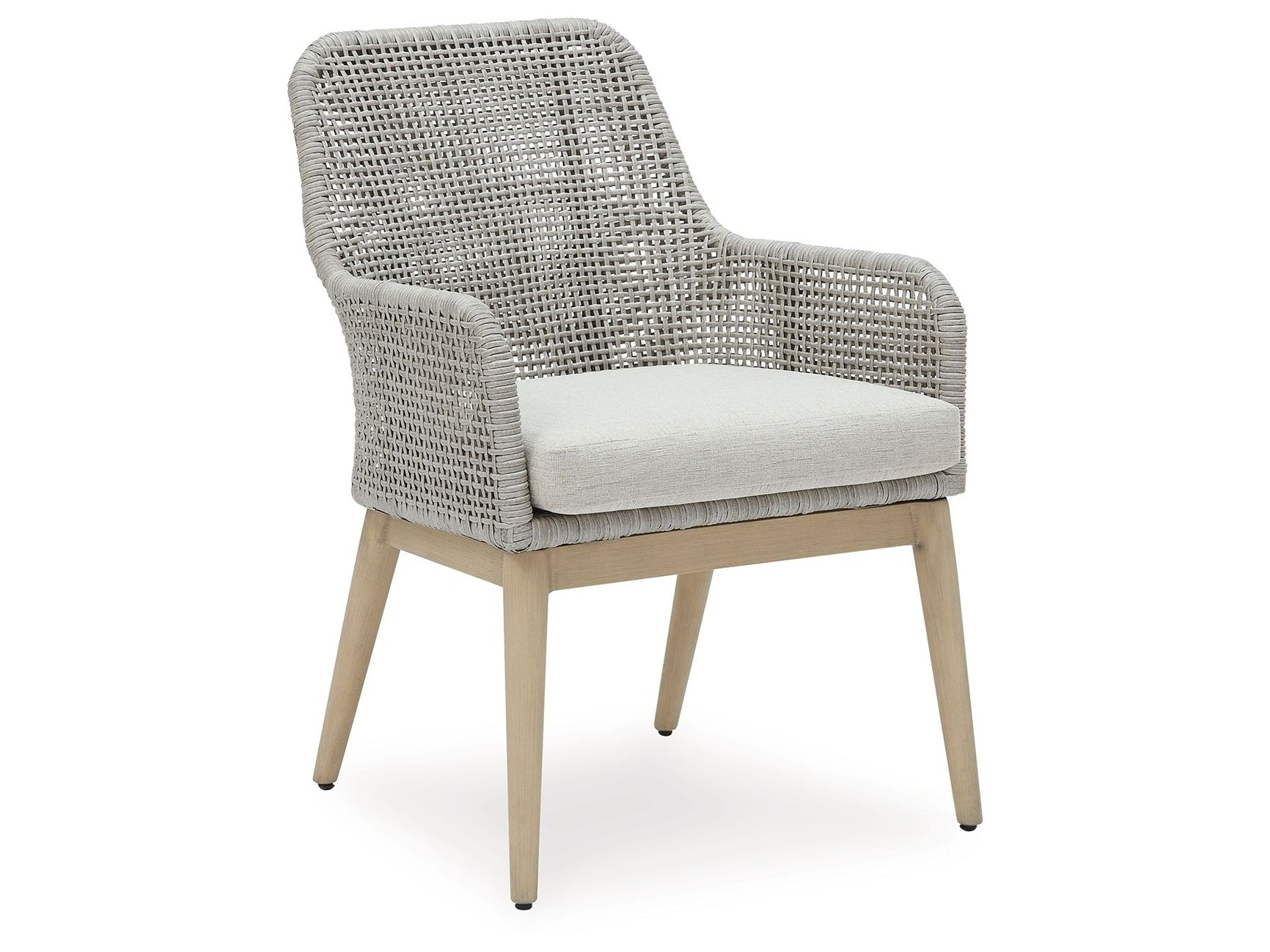 Seton Creek - Arm Chair With Cushion (Set of 2) - Gray