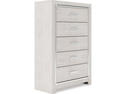 Altyra - Five Drawer Chest - White