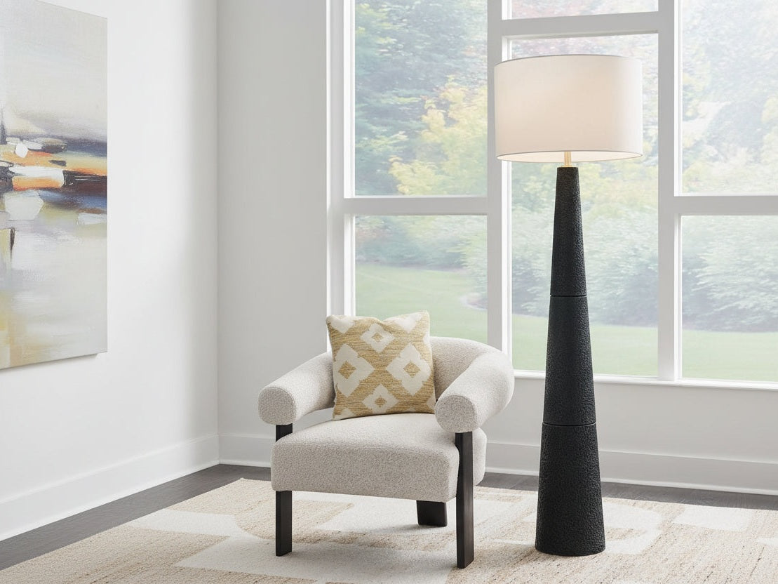 Hallburg - Poly Floor Lamp - Black
