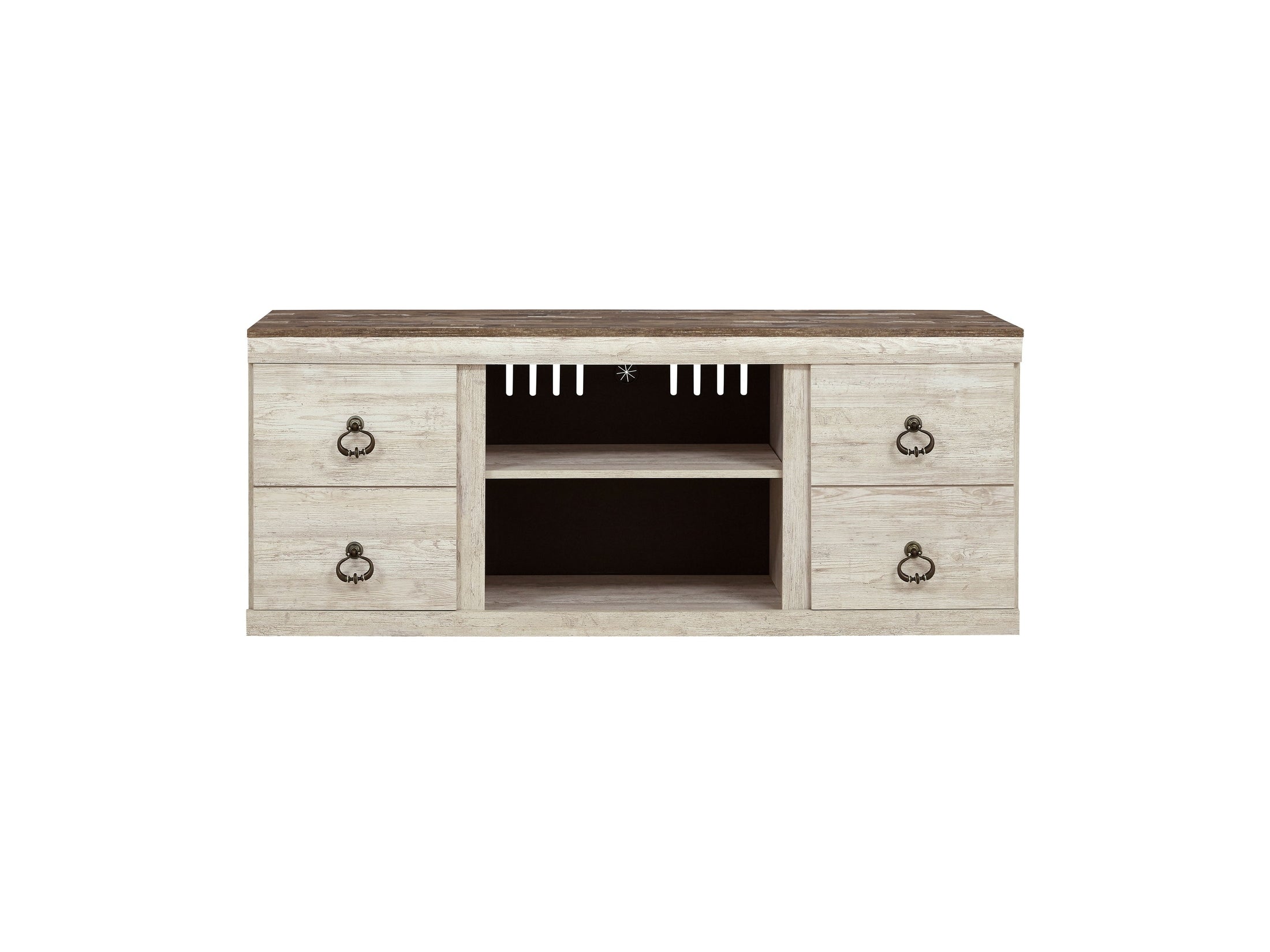 Willowton - TV Stand With Fireplace Option