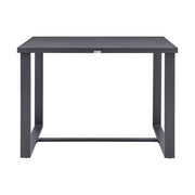 Menorca - Outdoor Patio Bar Height Dining Table In Aluminum