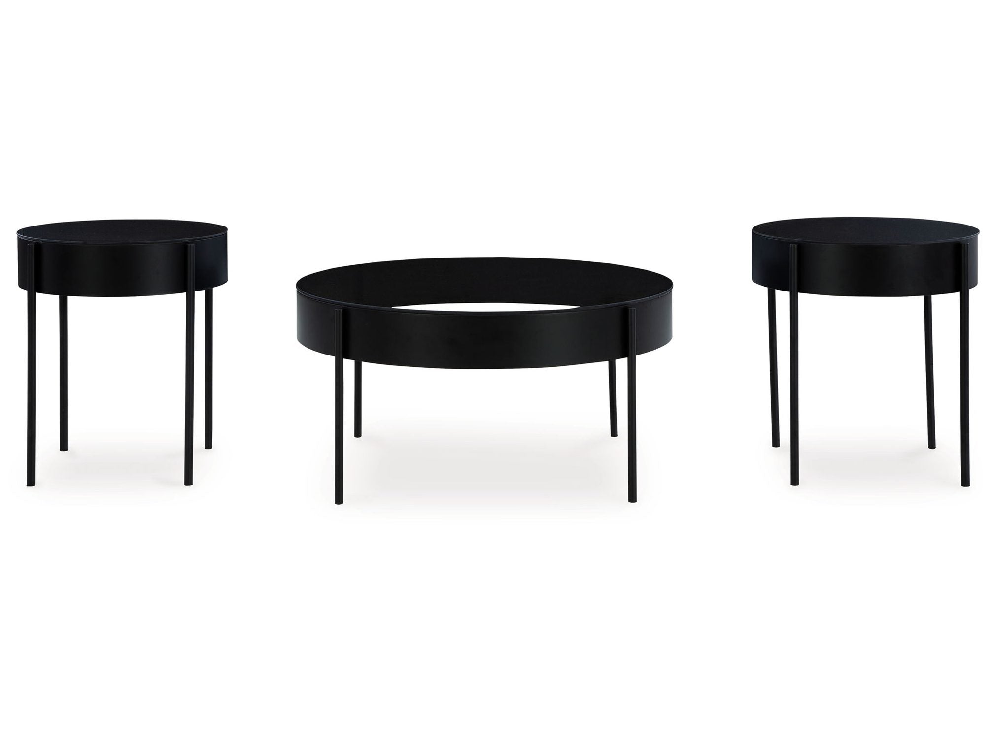 Ardoline - Occasional Table Set (Set of 3) - Black