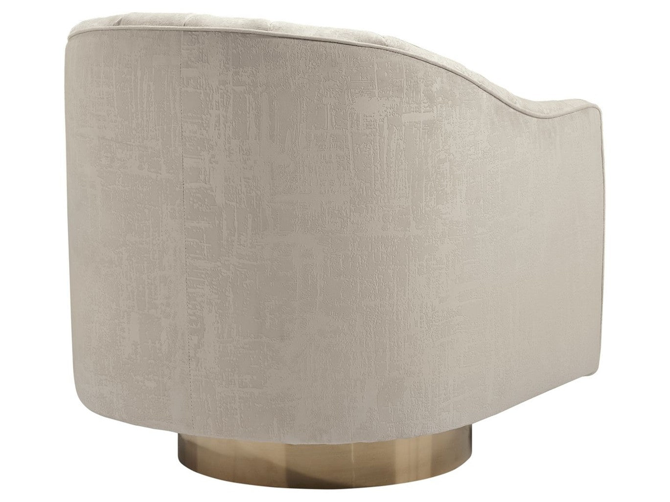 Penzlin - Swivel Accent Chair - Pearl