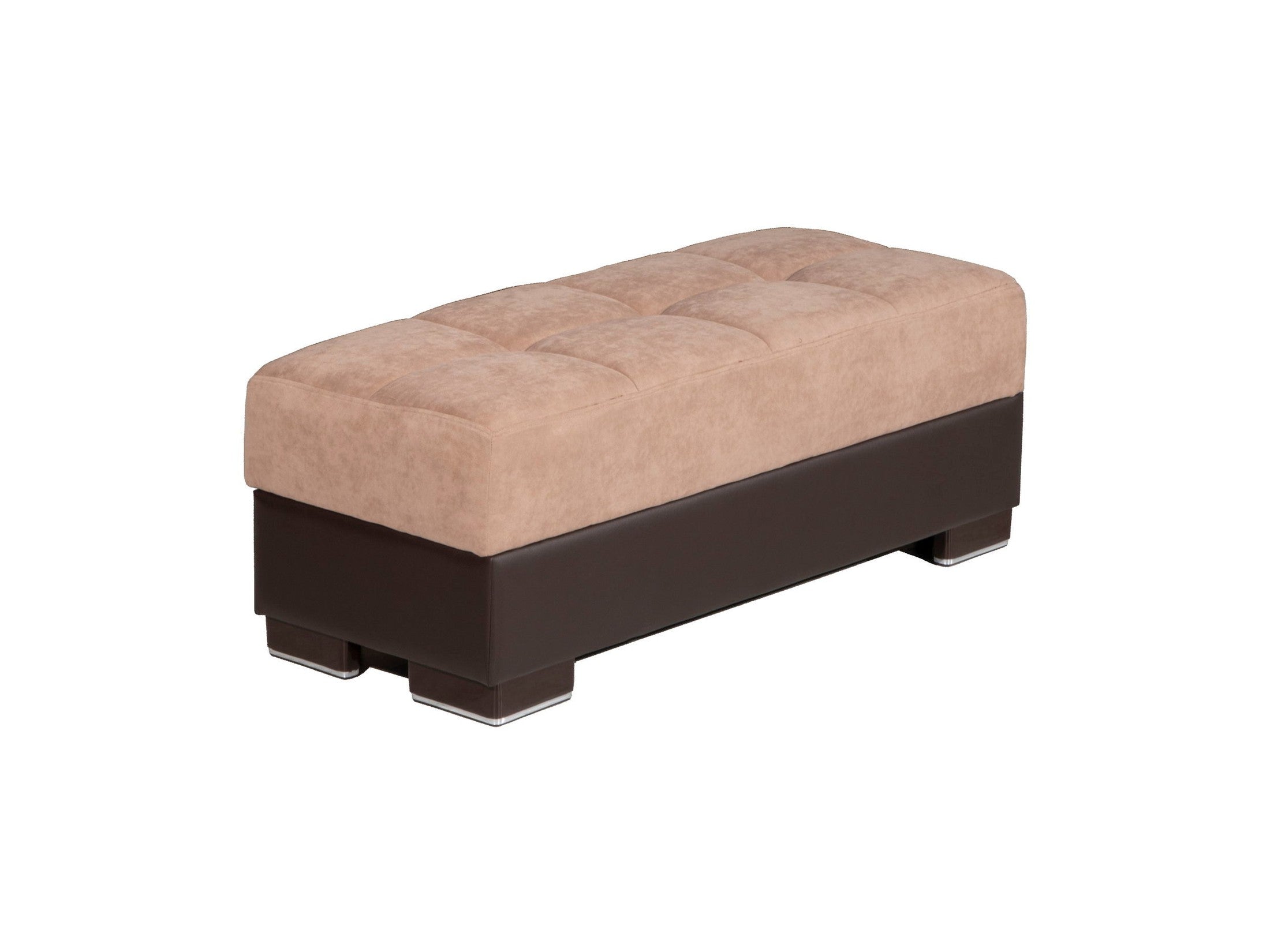 Ottomanson Armada - Upholstered Ottoman With Storage - Chenille