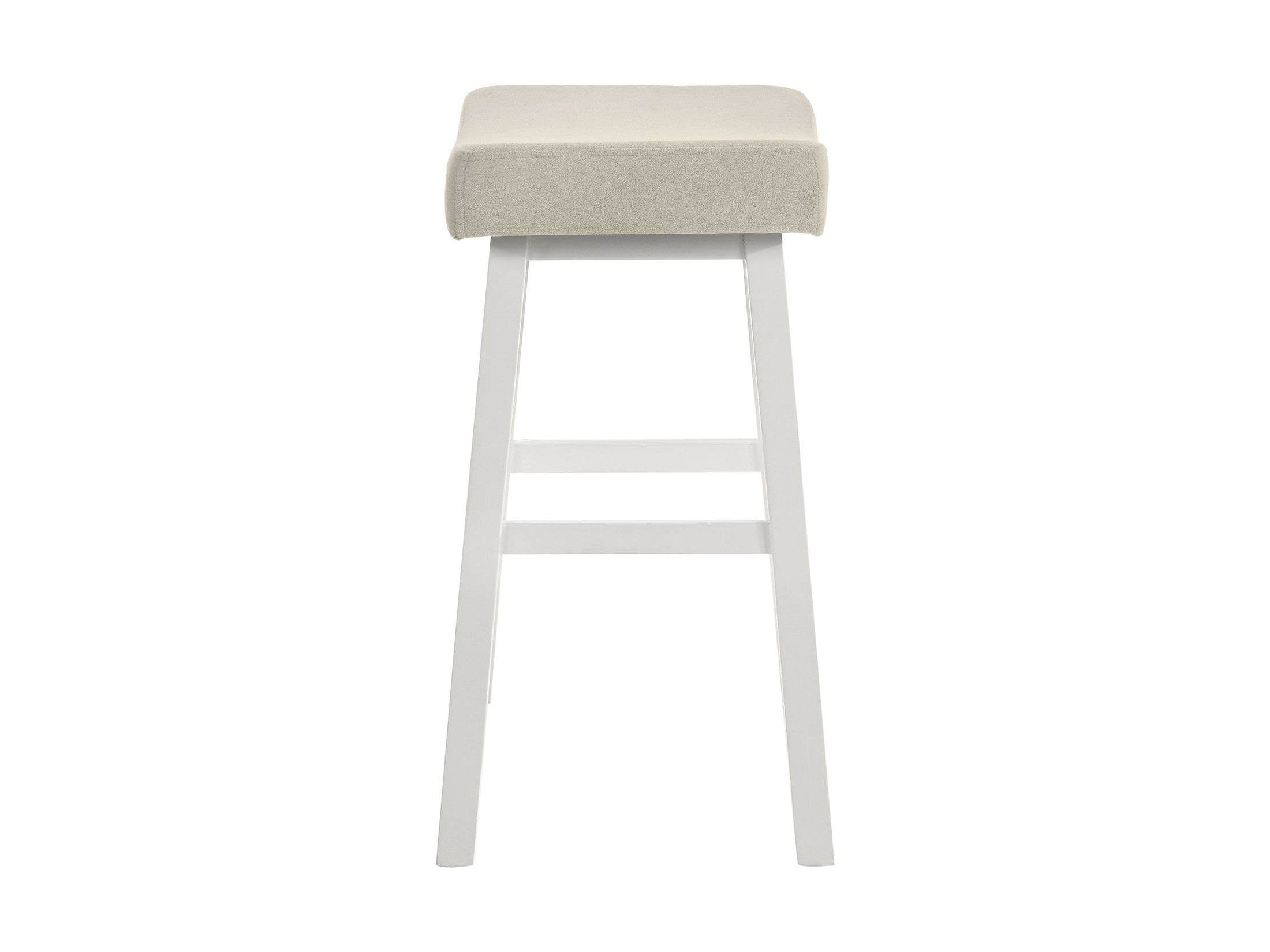 Lenon - Modern Farmhouse Wood Bar Height Kitchen Bar Stool