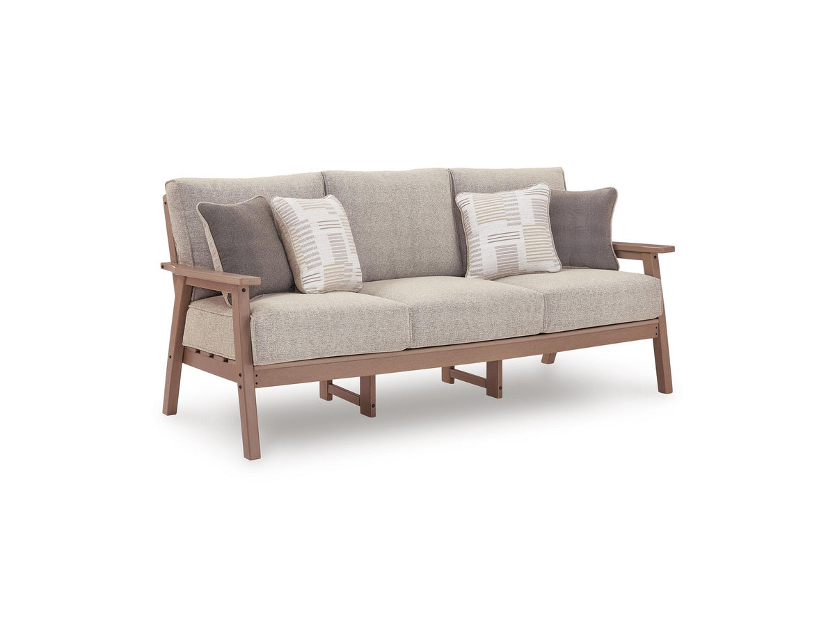 Grover Beach - Sofa With Cushion - Driftwood