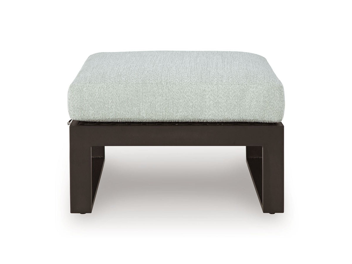 Beachloft - Ottoman With Cushion - Black / Gray